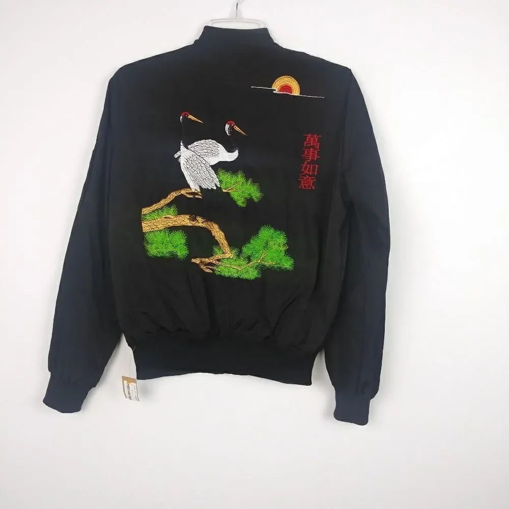 KAITLYN black embroidered jacket